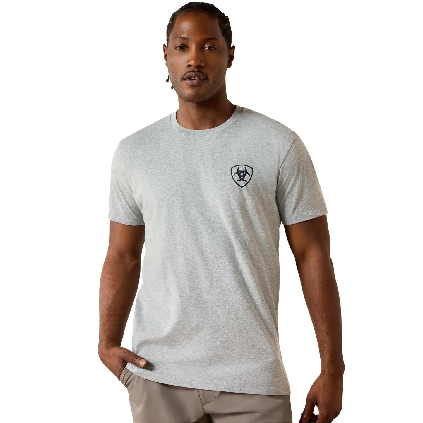 HOTARIAT Men's Banner Badge T-Shirt