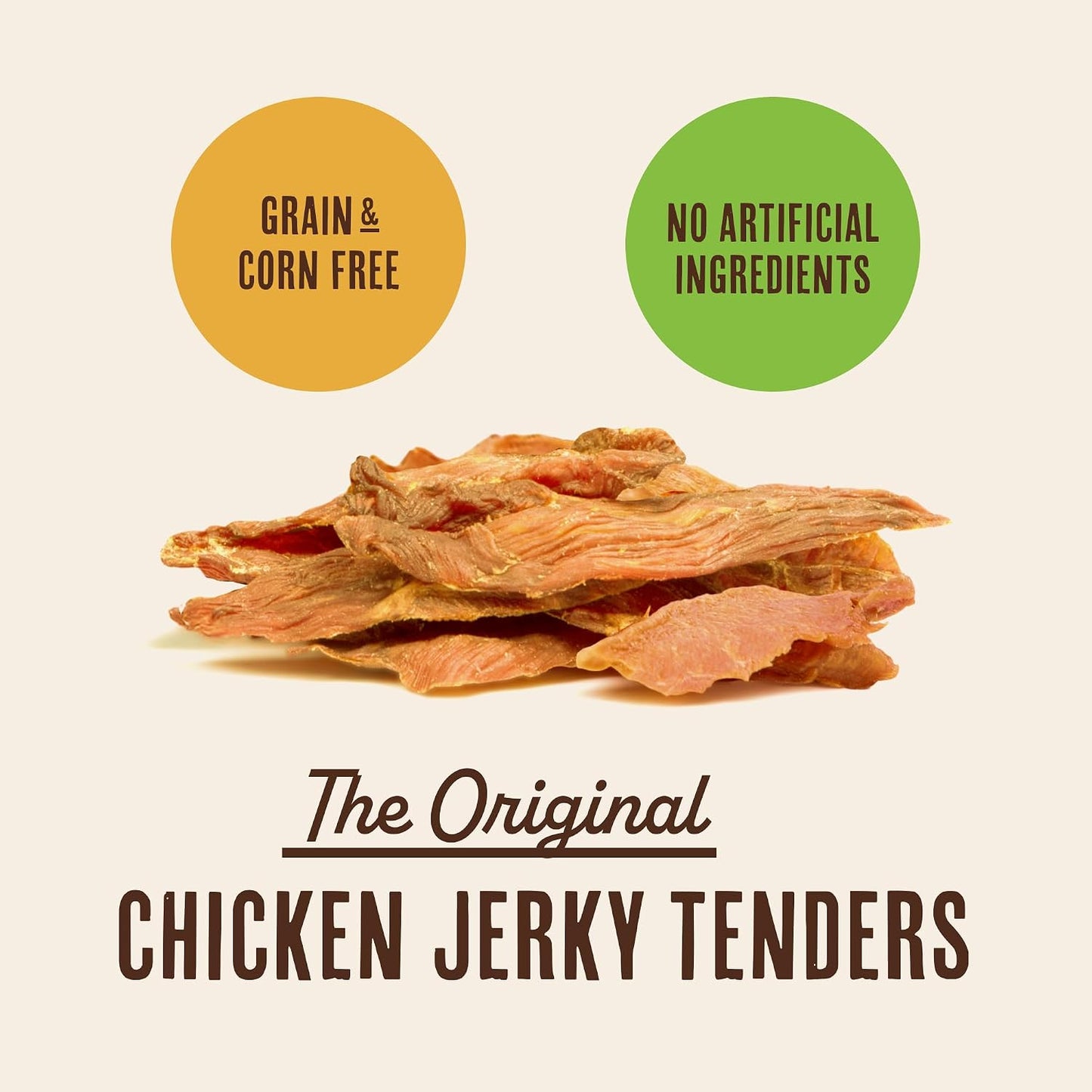 HOTWaggin' Train Chicken Jerky Dog Treats, Made with 100% Real Chicken Breasts, Only Two All-Natural Ingredients, Great High Protein Dog Treat, Easily Digestible for Big or Small Dogs, 30 oz. Pouch