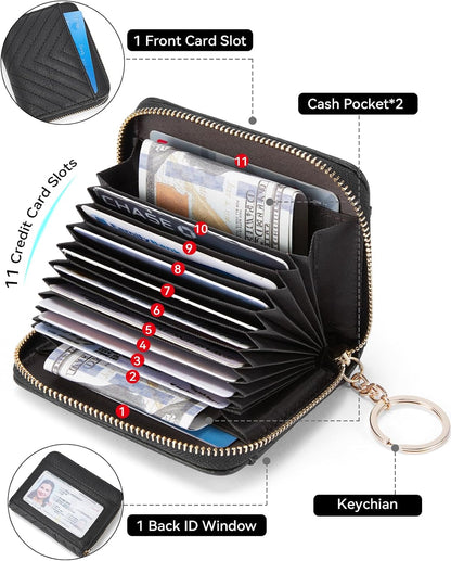 HOTBOSTANTEN Crossbody Bags for Women ＆ Credit Card Holder Wallet RFID Blocking Leather Small Wallet for Women