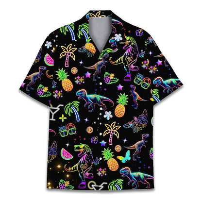 HOTTropical Bigfoot Hawaiian Shirts for Men Women, Sasquatch Summer Beach Button Down Short Sleeve