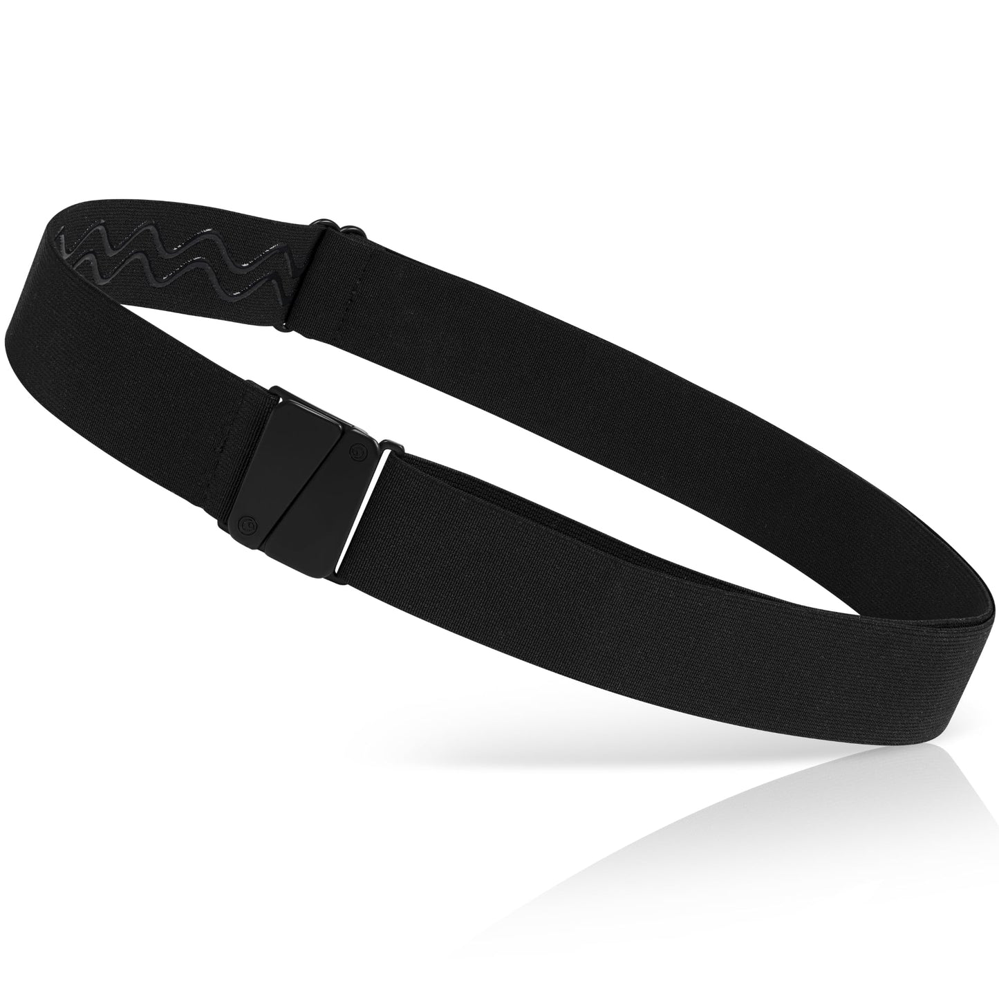 HOTONE-BELT No Show Invisible Elastic Belts for Women & Men 1.30" inch adjustable Non Slip Zero Bulk. Designed in USA.