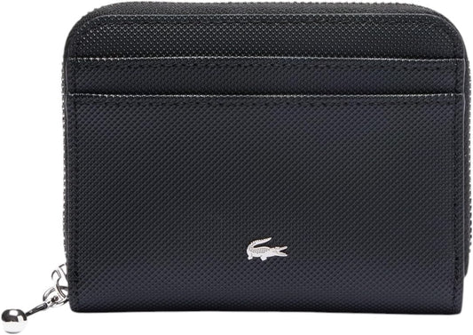 HOTLacoste Women's Daily City Small Zipped Billfold, Black, One Size