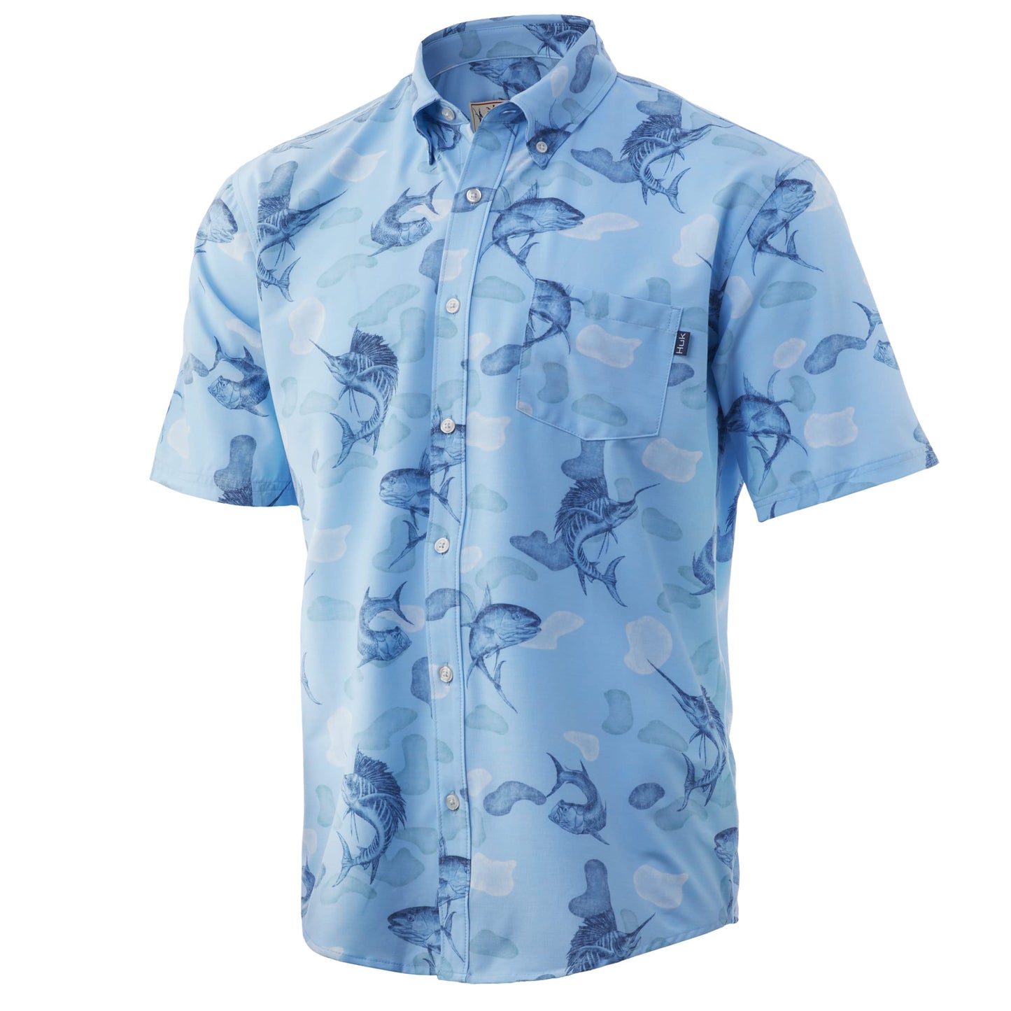 HOTHUK Mens Kona Short Sleeve Shirt | Performance Button Down