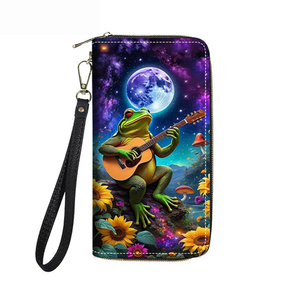 HOTWomen's Large Capacity Wallet PU Leather Double Zipper Clutch Purse Multifunctional Wallet with Removable Wristlet Strap for Smart Phone/Coin/Card/Cash, Floral Quotes Bible Verse Philippians 4-13