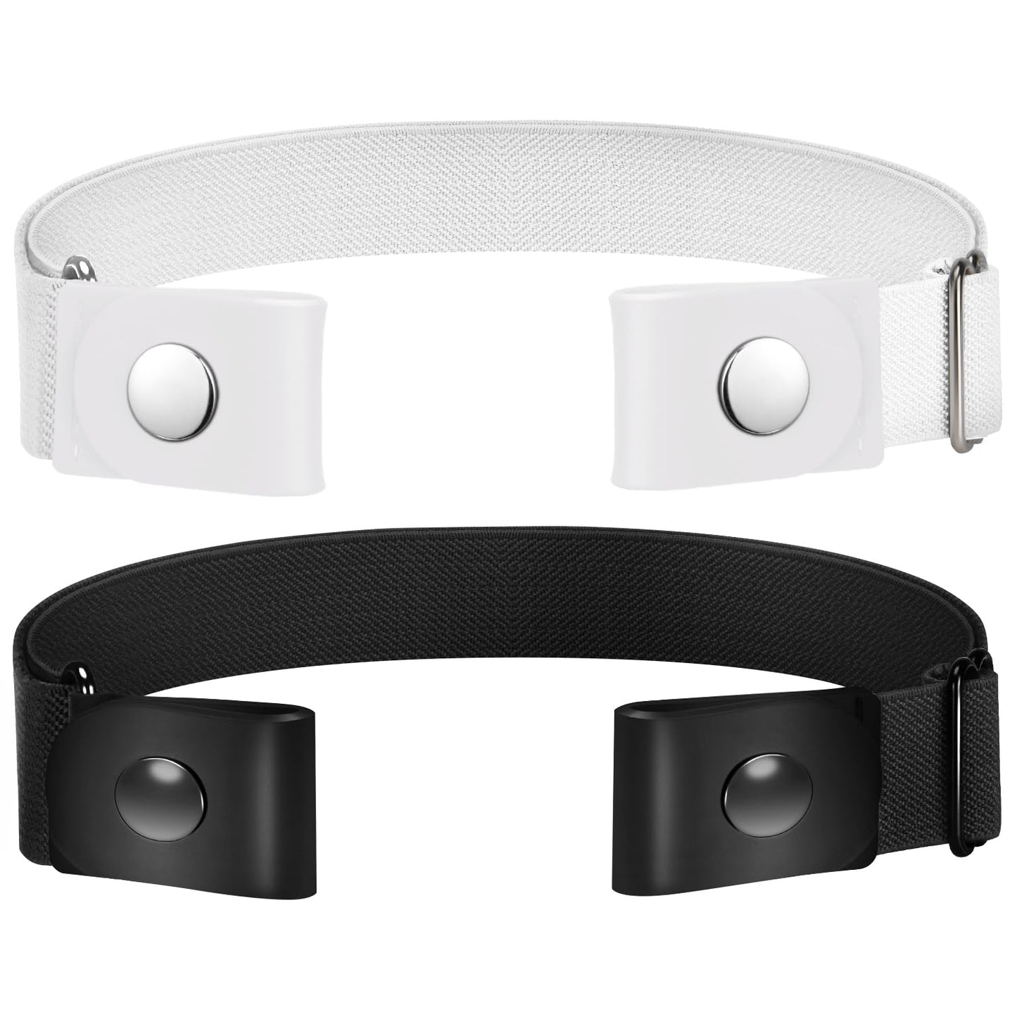 HOTTOURZOO Belts for Women/Men Buckle Free Elastic Belt Invisible No Buckle Stretch Waist Belt For Jean Pants,Dresses,No Bulge