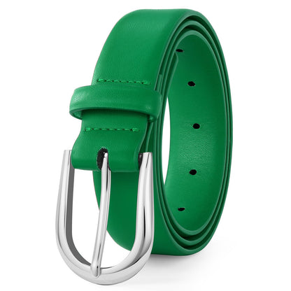 HOTWomen Belt for Jeans Pants Fashion Gold Buckle Ladies Dress Waist Belt