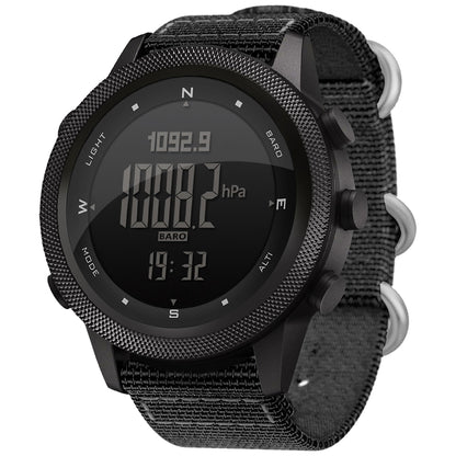 HOTDIDITIME Tactical Watches for Men, Military Watches for Men, Waterproof 164FT, Fitness Watch, Mens Digital Watches with Compass, Metronome, Pedometer, Lightweight Breathable Nylon Watch