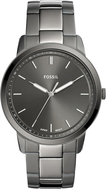 HOTFossil Men's Minimalist Quartz Stainless Steel Three-Hand Watch for Men