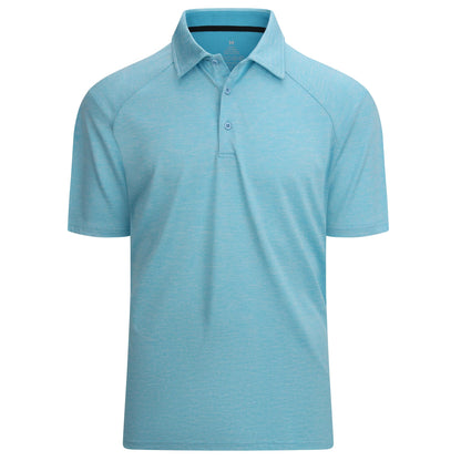 HOTAlex Vando Mens Golf Shirt Moisture Wicking Quick-Dry Short Sleeve Polo | UPF40,Soft & stretch,Sweat resistant,Multi-scene sports & office apparel
