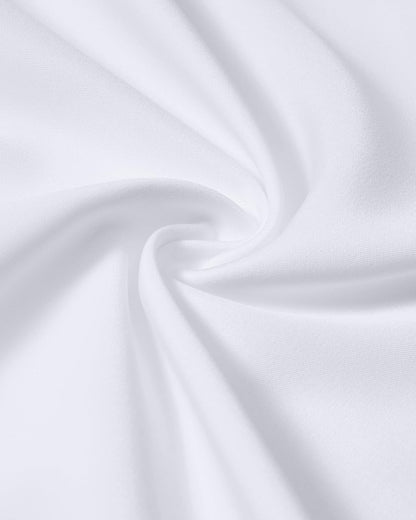 HOTMens Wrinkle Free Dress Shirts Regular Fit Business Button Down Shirt Formal Long Sleeve Wedding Stretch Shirts