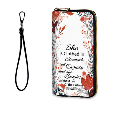 HOTWomens Wallet, RFID Wristlet Wallet for Women, Cute Ladies Purse, Large Credit Card Clutch Purse, Leather Card Holder Wallets with Zipper & Phone Holder,Vintage Books on Bookshelf