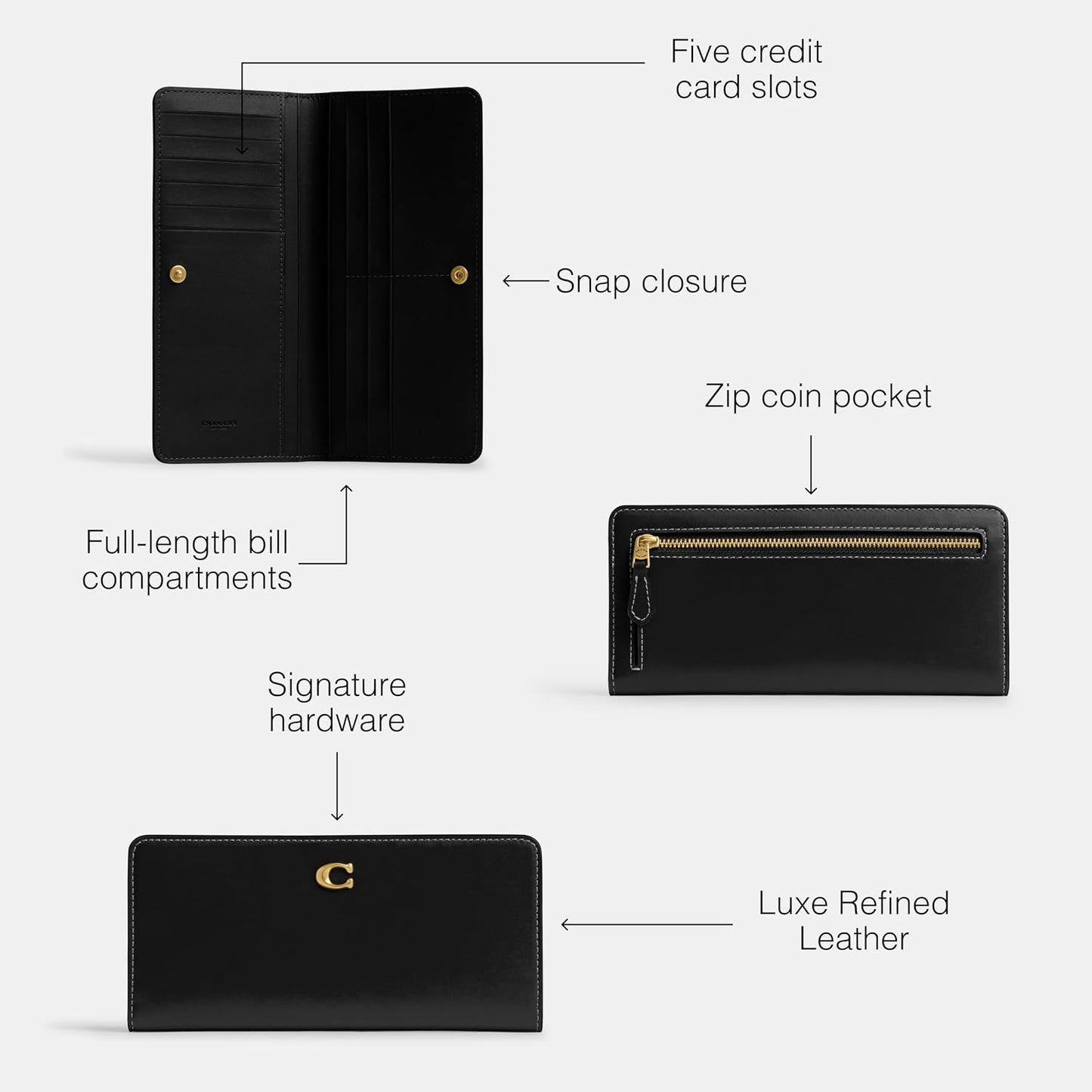HOTCOACH Essential Skinny Wallet