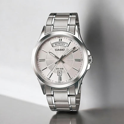 HOTCasio MTP-1381D-7AVDF Men's Analog Quartz Classic Stainless Steel Watch