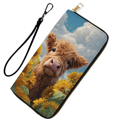 HOTRFID Blocking Wristlet Wallet for Women & Teen Girls-Large Capacity Leather Phone Clutch with Removable Strap,