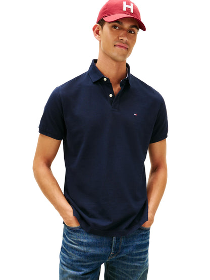 HOTTommy Hilfiger Mens Short Sleeve Cotton Pique Polo Shirt in Regular Fit