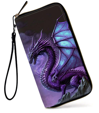 HOTWomens Wallet, Large Capacity RFID Blocking PU Leather Wristlet Wallets for Women Ladies Men Credit Card Holder Zipper Wallet Phone Holder Clutch Travel Purse, Art Moon Starry Night