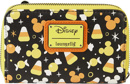 HOTLoungefly Disney Mickey and Friends Candy Corn Zip Around Wallet