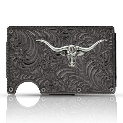 HOTMontana Silversmiths Made in the USA Western Lifestyle Credit Card & Cash Case (Montana Classic)