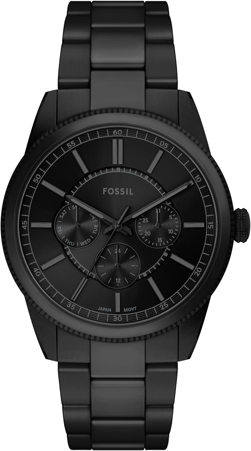 HOTFossil Men's Watch, Pearson Multifunction Stainless Steel Watch for Men