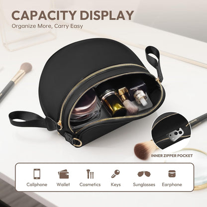 HOTCross Body Bag for Women Bum Bag Checkered Belt Bags Fanny Packs for Girls Travel Purse Fashion Waist Packs Crossbody Nylon Purse Trendy Shoulder Bags for Womens