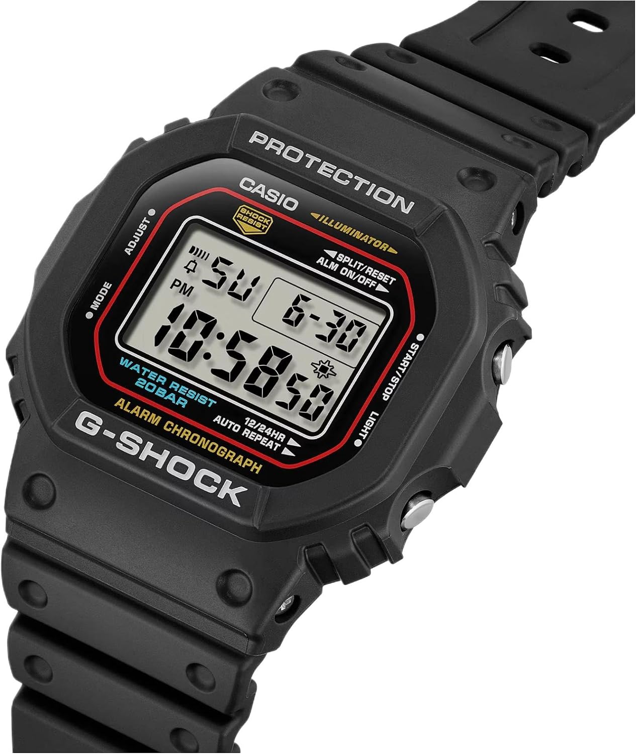 HOTCasio DW-5600RL-1ER Digital Quartz Black Watch