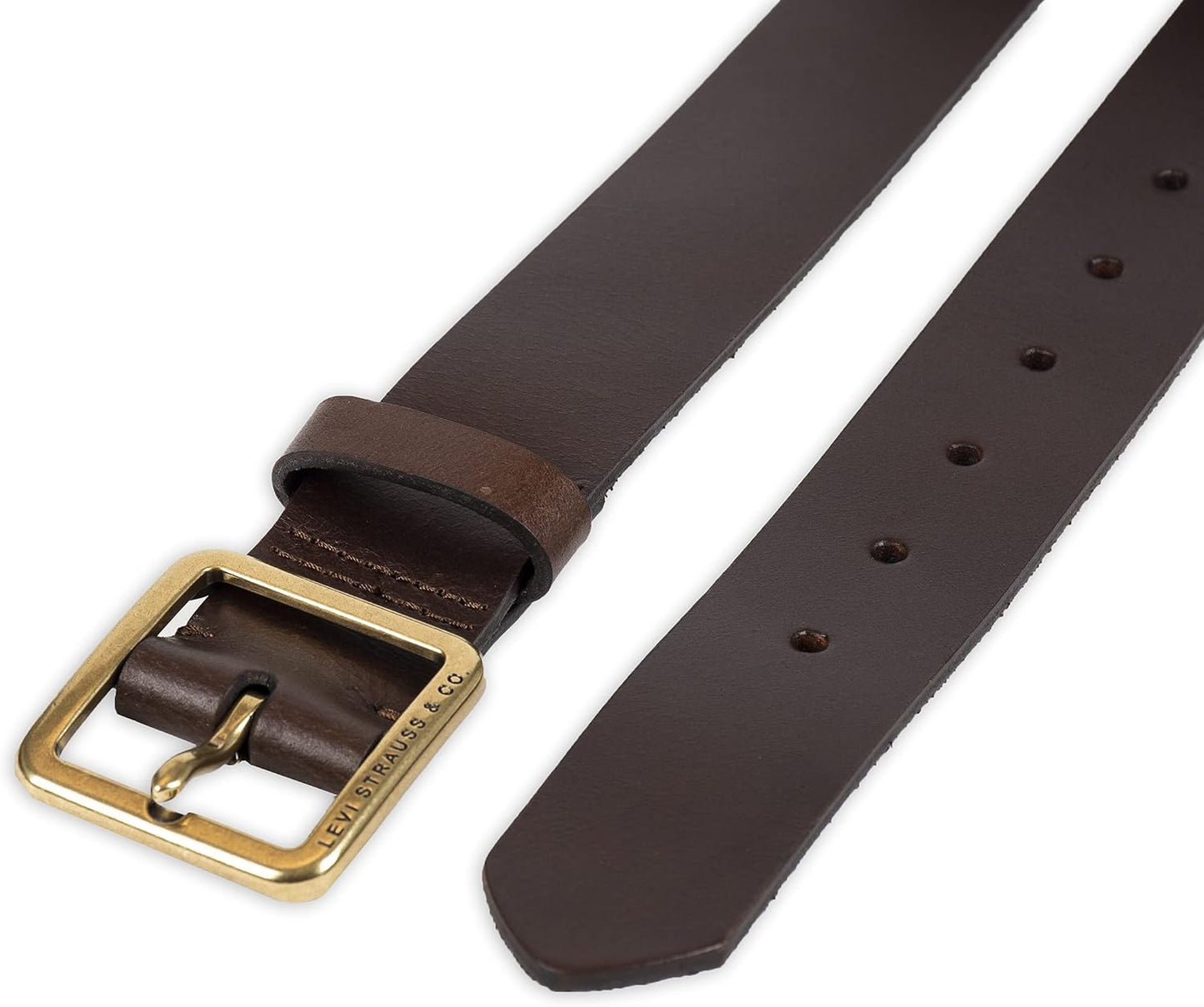 HOTLevi's Women's Casual Leather Belt With Square Buckle – Stylish Jeans & Dress Belt (Regular & Plus Sizes)