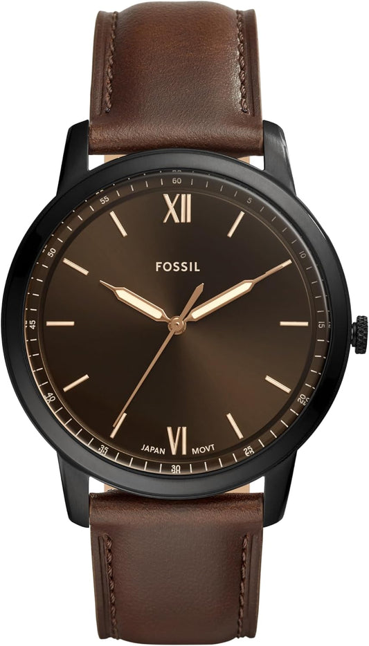 HOTFossil Men's Minimalist Quartz Stainless Steel Three-Hand Watch for Men