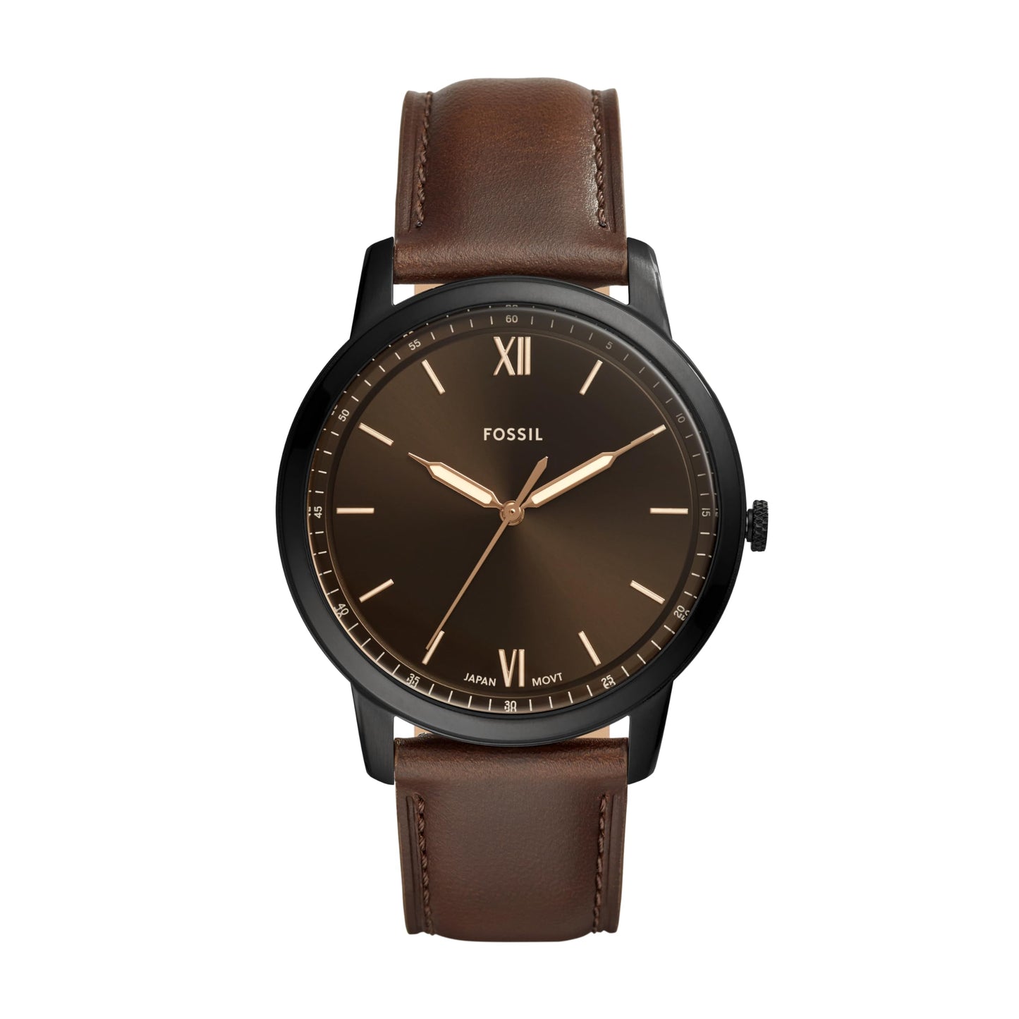 HOTFossil Men's Minimalist Quartz Stainless Steel Three-Hand Watch for Men