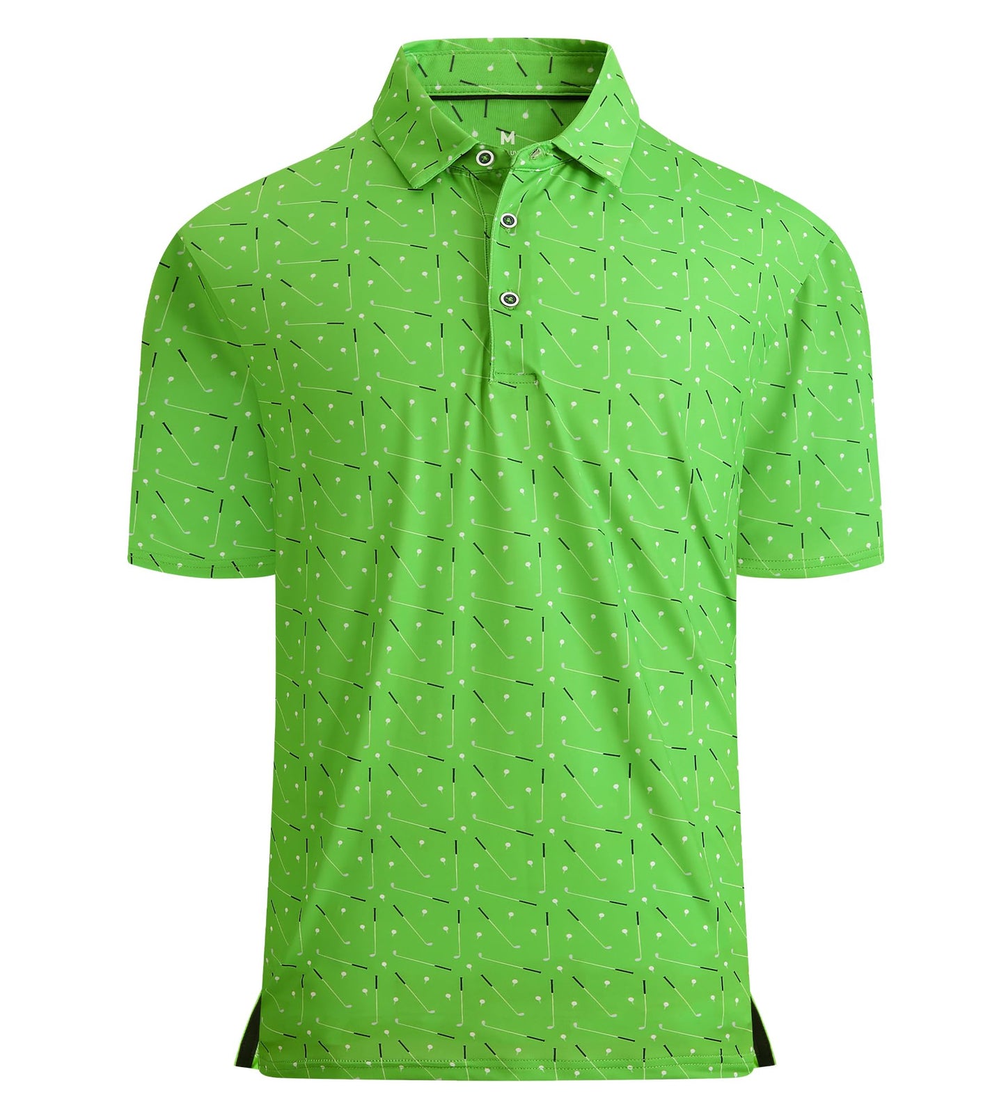 HOTDamipow Premium Golf Shirts for Men Dry Fit Performance Polo Short Sleeve Collared Shirt