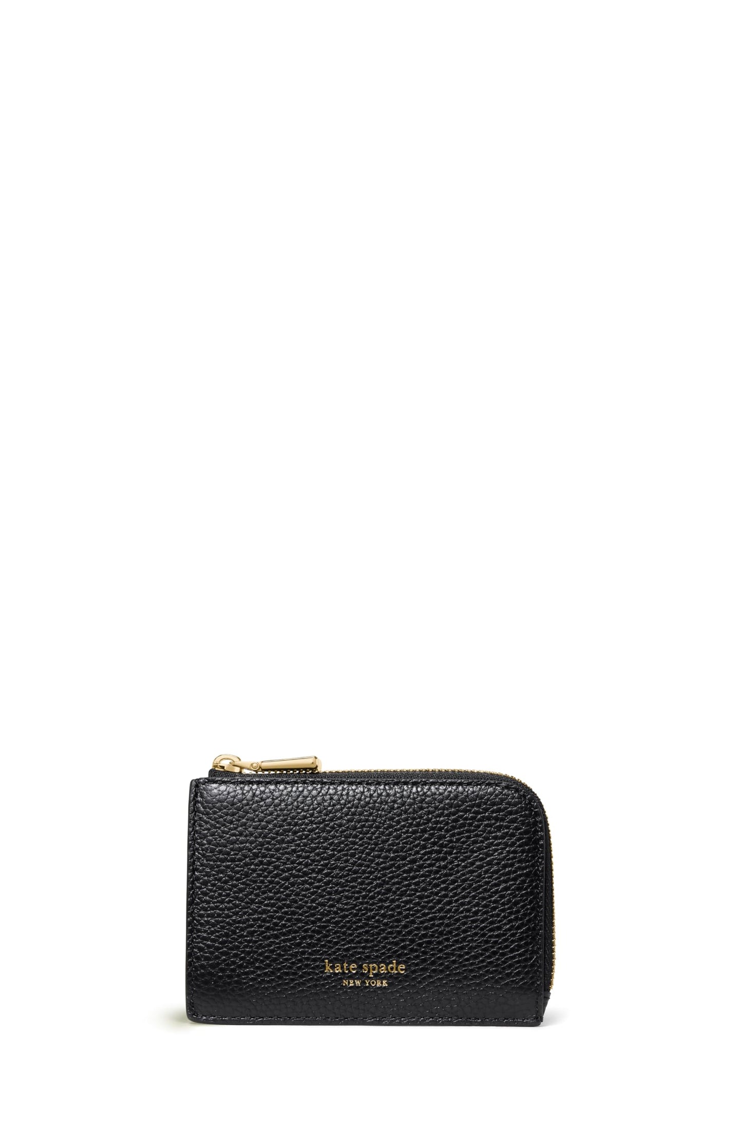 HOTkate spade new york Mini Zip Card Case Pebbled Leather Mini Zip Card Case