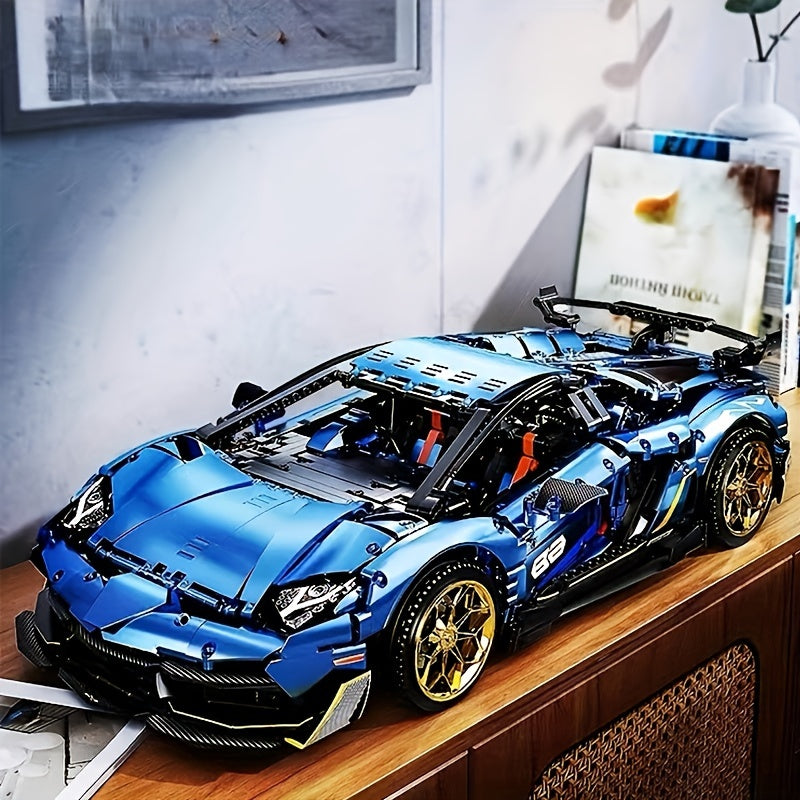 3811pcs Technical 1:8 SVJ 63 Building Blocks, Motor Sport Set, Birthday Gift For Adults, Home Decor, Christmas Halloween Gift
