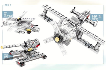 884pcs Army Marine Cruiser Warship Building Blocks Aircraft Holiday Gifts Thanksgiving, Halloween, Christmas Weapons Boat Building Blocks Ur