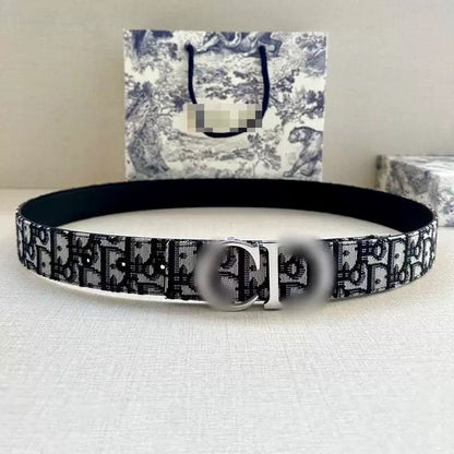 Vintage Monogram Jacquard Pin Buckle Belt