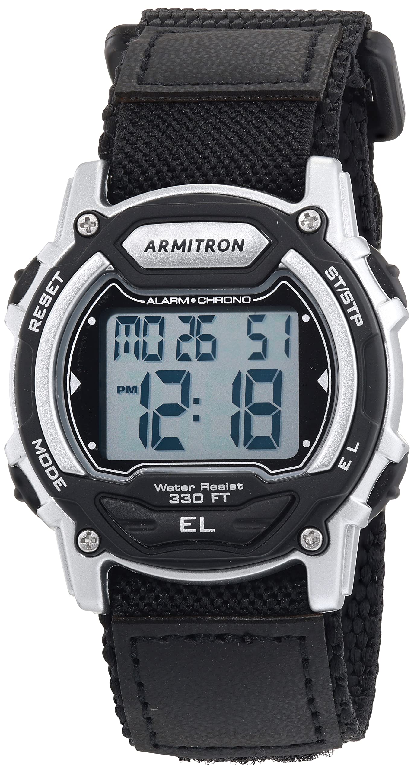HOTArmitron Sport Unisex Digital Chronograph Nylon Strap Watch, 45-7004