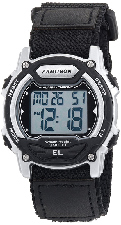 HOTArmitron Sport Unisex Digital Chronograph Nylon Strap Watch, 45-7004