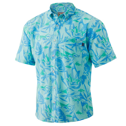 HOTHUK Mens Kona Short Sleeve Shirt | Performance Button Down