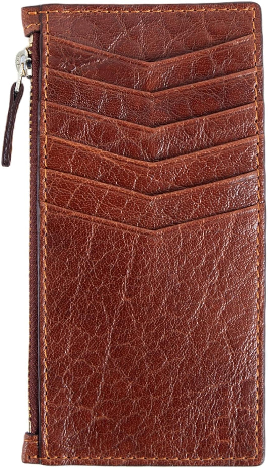 HOTPEGAI Minimalist Card Case & Zippered Wallet for Women | Isabel