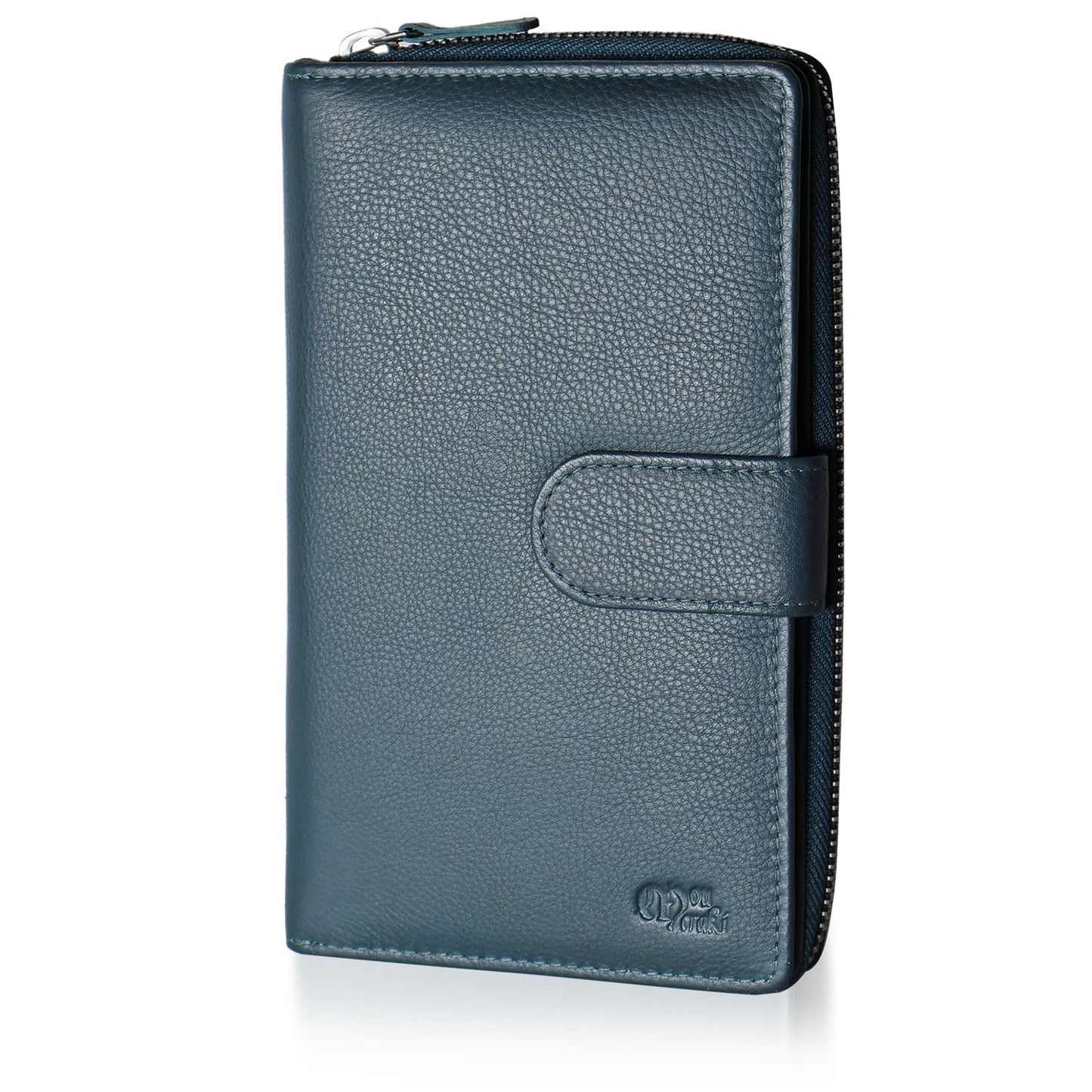 HOTBig Fat RFID Blocking Leather Organizer Checkbook Wallets For Women - Clutch