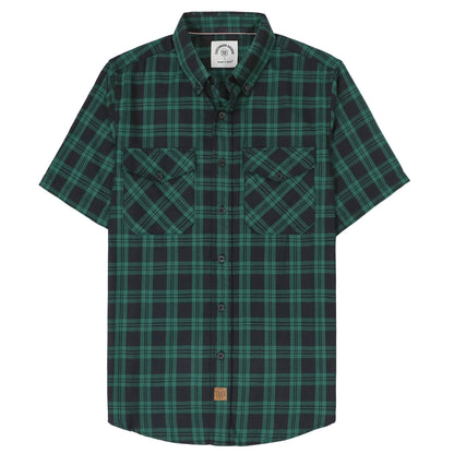 HOTDubinik® Mens Short Sleeve Button Down Two Pockets Soft Vintage Regular Fit Vintage Fishing Casual Shirts