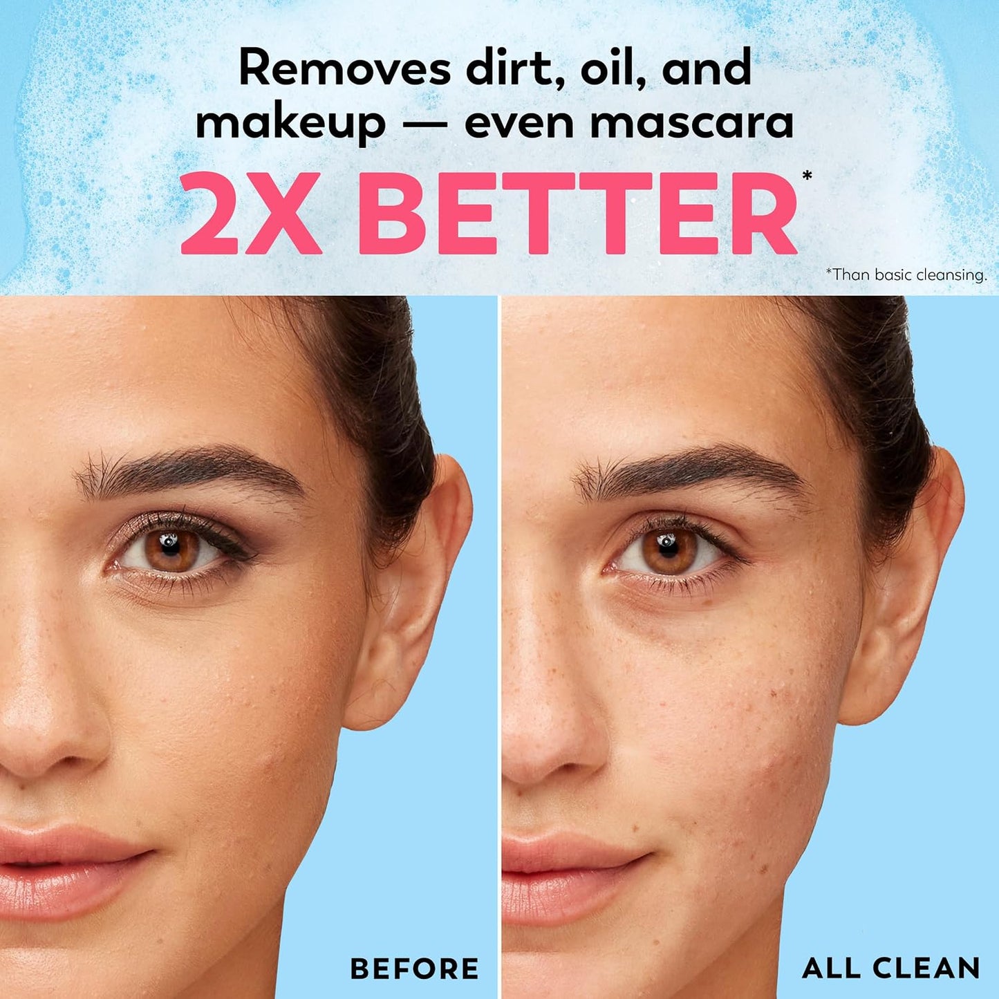 HOTOlay Makeup Remover Wipes, Daily Facials Hydrating Face Cleanser for Normal to Dry Skin, Alcohol & Fragrance Free, Soft Face Wash Towels, Travel Essentials for Women, Convenient Dry Cloths, 66 ct