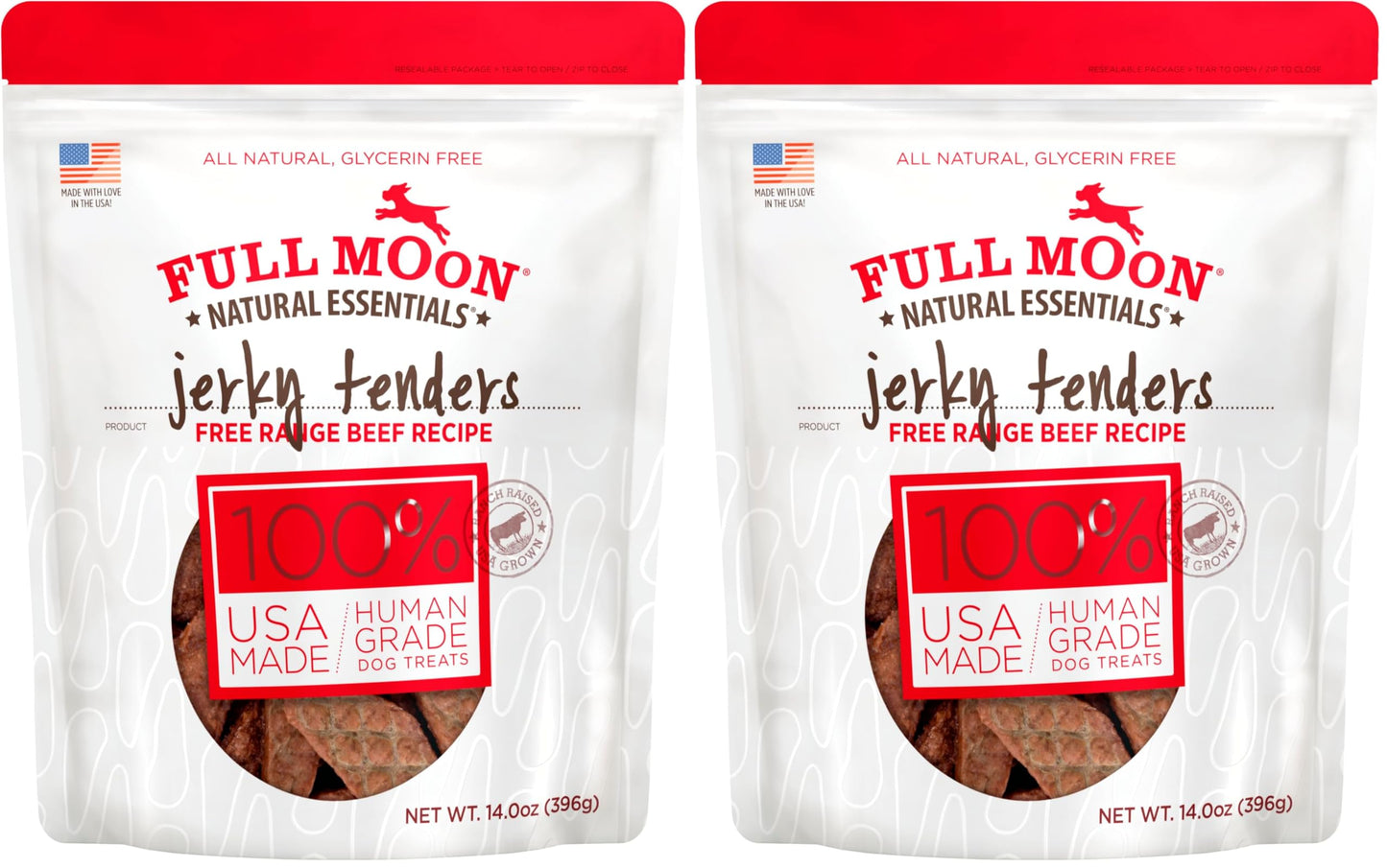 HOTFull Moon Chicken Jerky Tenders Healthy All Natural Dog Treats Human Grade Made in USA 26 oz