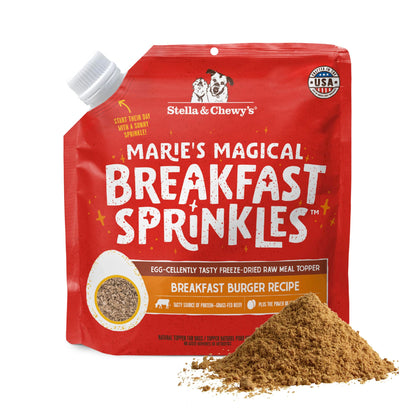 HOTStella & Chewy's Freeze-Dried Raw Marie’s Magical Dinner Dust - - Premium Beef Dog Food Topper with Organic Fruits & Vegetables - Perfect for Picky Eaters - 7oz