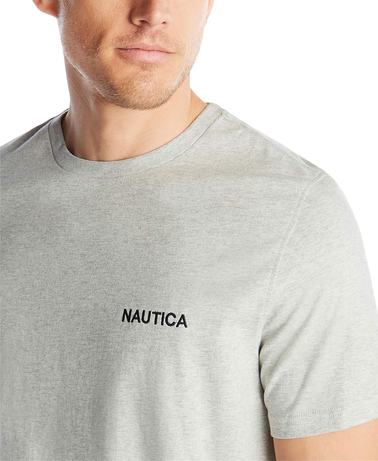 HOTNautica Men's Short Sleeve Solid Crew Neck T-Shirt Shirt