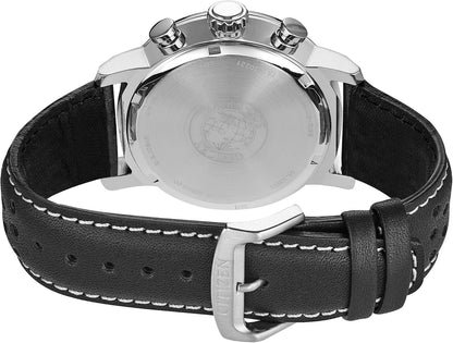 HOTCitizen Men's Eco-Drive Weekender Brycen Chronograph Watch in Stainless Steel
