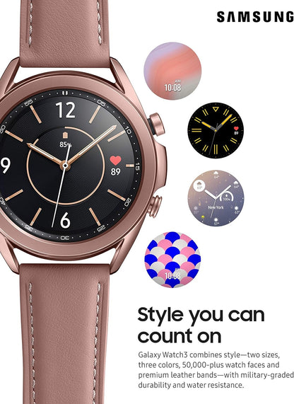 HOTSamsung Galaxy Watch 3 (41mm, GPS, Bluetooth) Smart Watch Mystic Bronze (US Version, ) (Renewed)