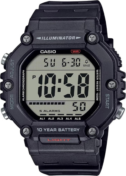 HOTCasio AE-1600H Series | Black | 10-Year Battery | LED Illuminator | Digital Watch