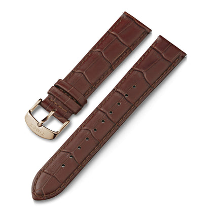 HOTTimex Men's IQ+ Move 20mm Quick-Release Leather Strap