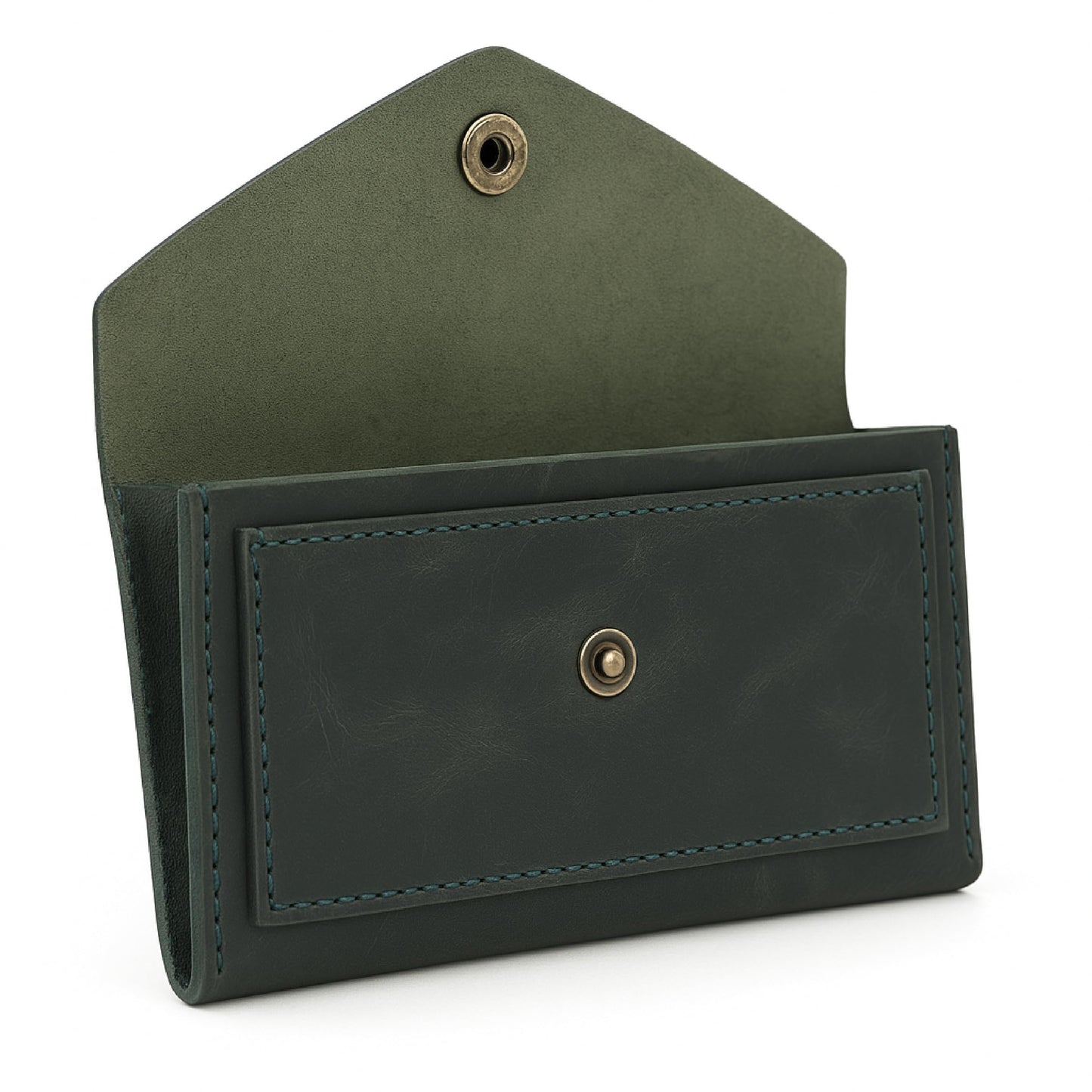HOTBrown Leather Cash Envelopes for Money - Small Money Pouch With Mobile Holder, Handmade Leather Wallets Currency Holder - Money Organizer for Cash Money Bag for Travel Wallets for Women