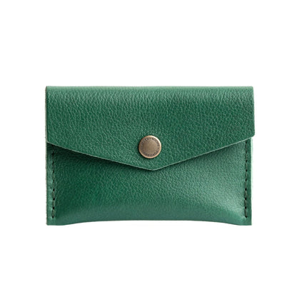 HOTPortland Leather Goods Mini Envelope Wallet for Women – Handmade from the Finest Full-Grain Hides – Features Two Interior Pockets with Secure Snap Closure – Cognac