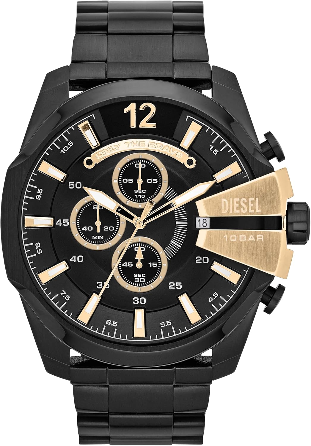HOTDiesel Mega Chief Watch for Men, Chronograph Men's Watch